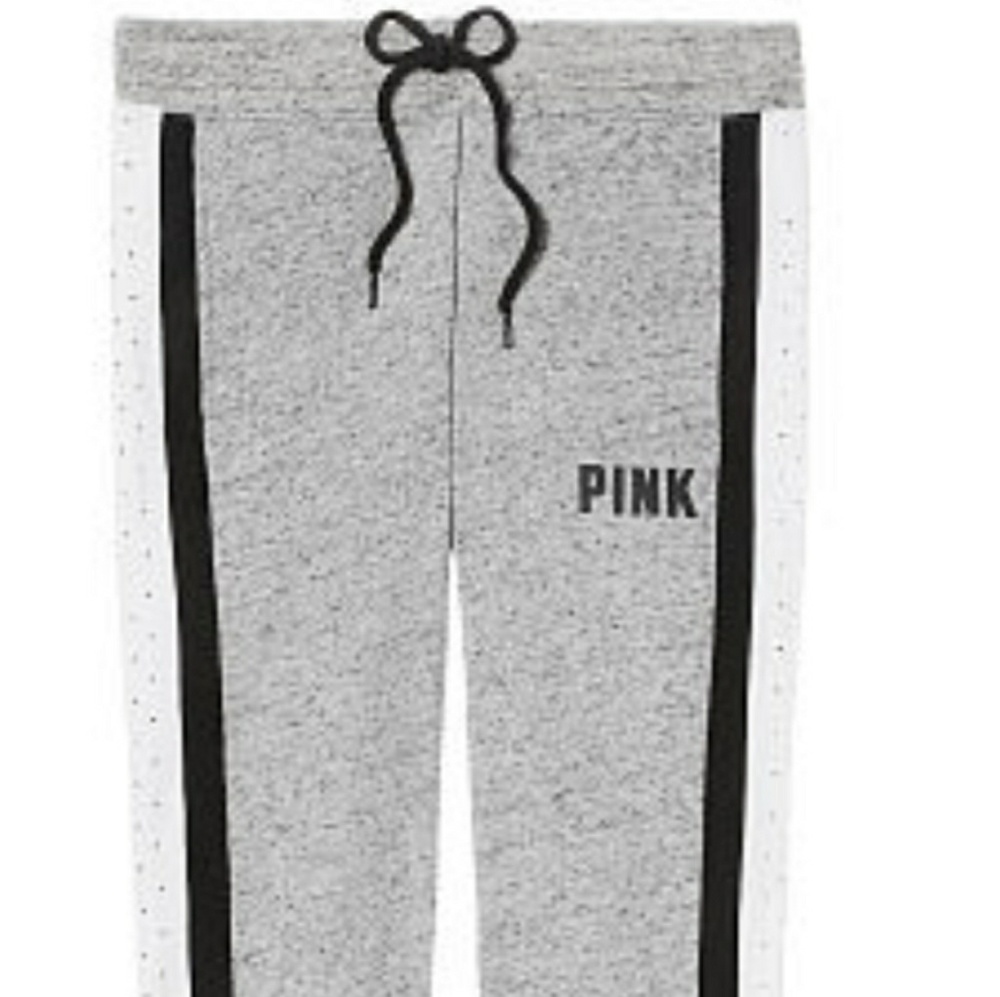 New  Pink Rhinestone bling skinny jogger